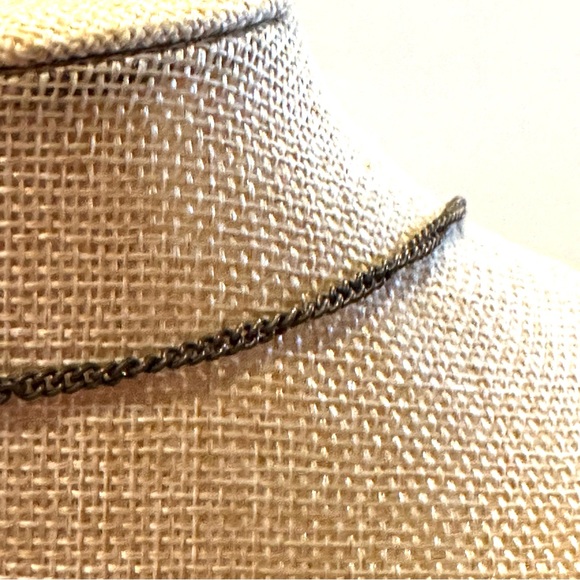 Jade & Jasper Statement Necklace- antique gold w/ flowers green, yellow & clear - Picture 7 of 12